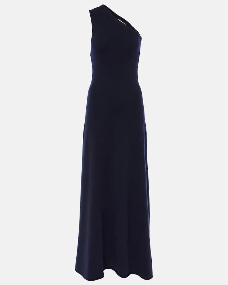 extreme cashmere Maxikleid N°301 Swan Blau