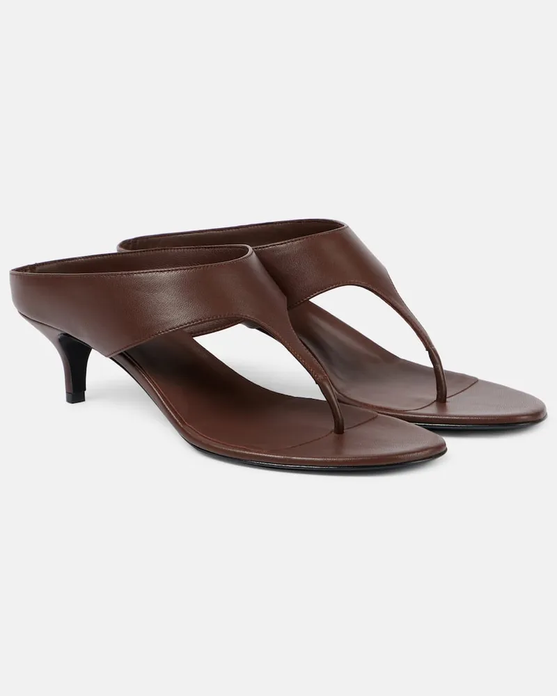 Magda Butrym Sandalen aus Leder Braun