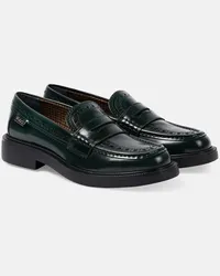 TOD'S Loafers aus Leder Gruen