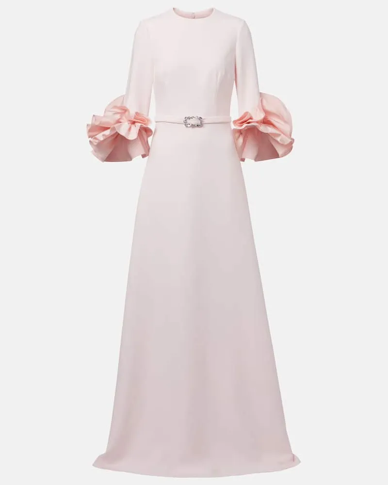 Safiyaa Robe aus Baumwolle Rosa
