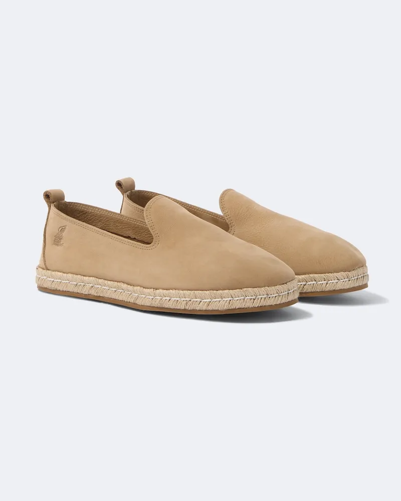 Ancient Greek Sandals Espadrilles Nomas aus Leder Beige