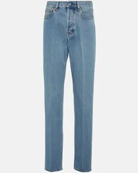 Gucci Mid-Rise Straight Jeans Blau