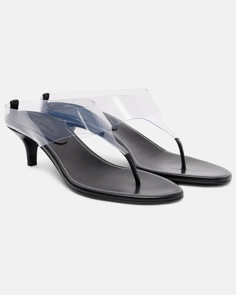 Magda Butrym Sandalen 45 mit Leder Schwarz