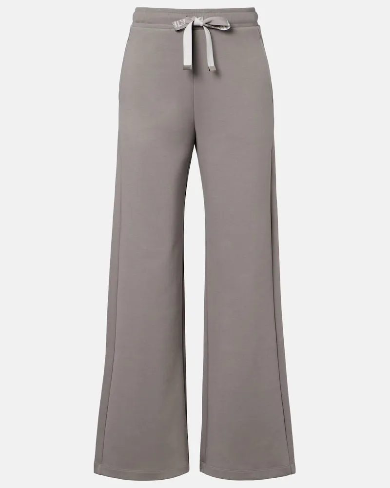 Max Mara Jogginghose aus einem Baumwollgemisch Grau