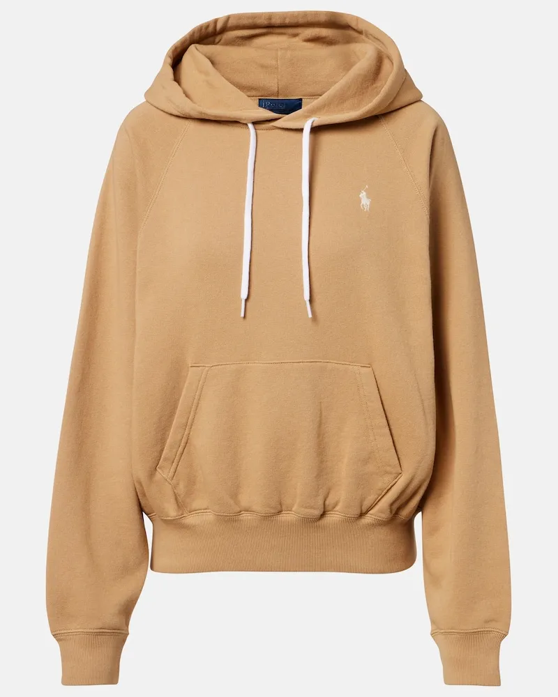 Ralph Lauren Hoodie aus Jersey Beige