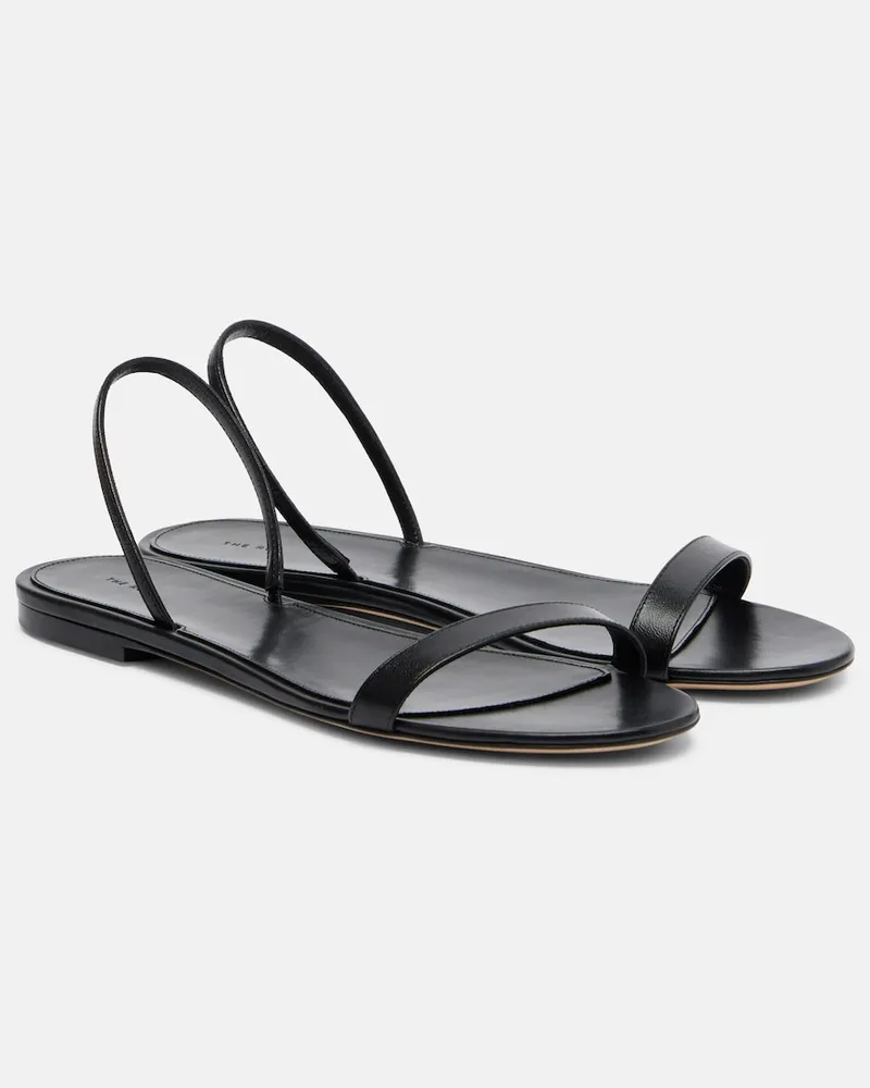 The Row Sandalen Ella aus Leder Schwarz