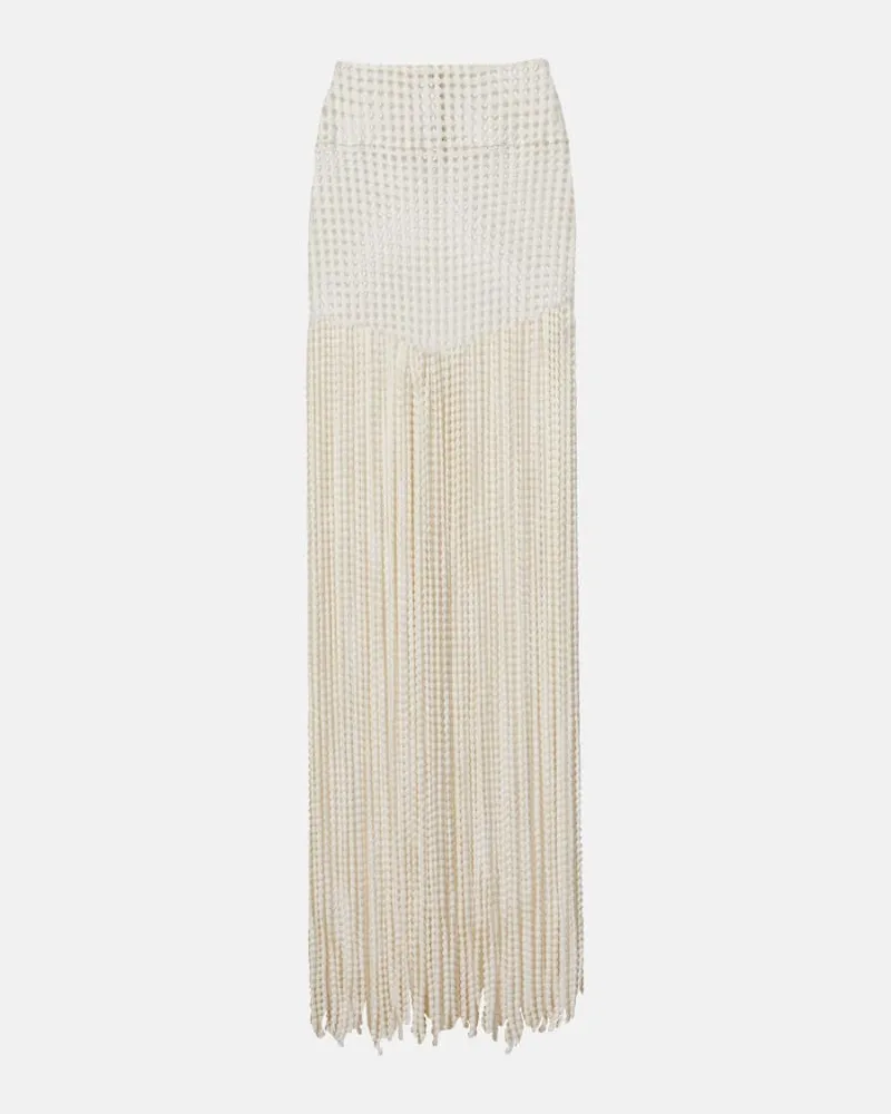 Alaïa Alaïa Weite Hose Weiß