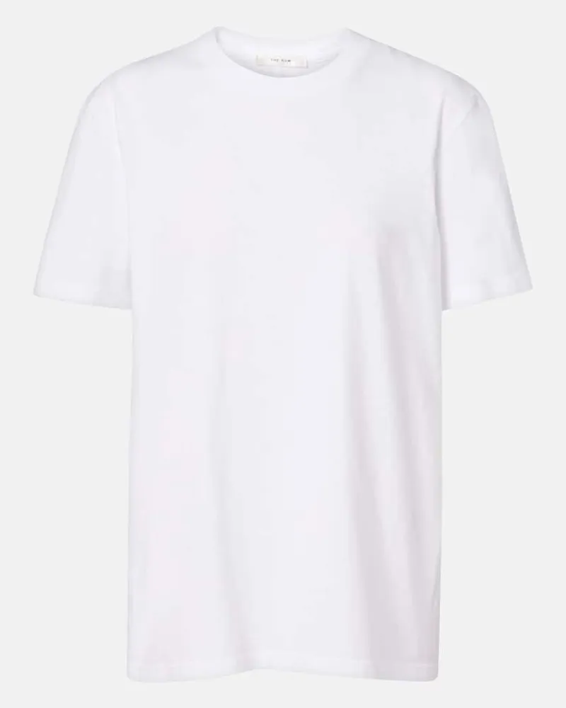 The Row T-Shirt Serata aus Baumwoll-Jersey Weiß