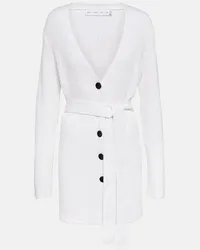 Proenza Schouler White Label Cardigan aus Baumwolle und Kaschmir Weiss