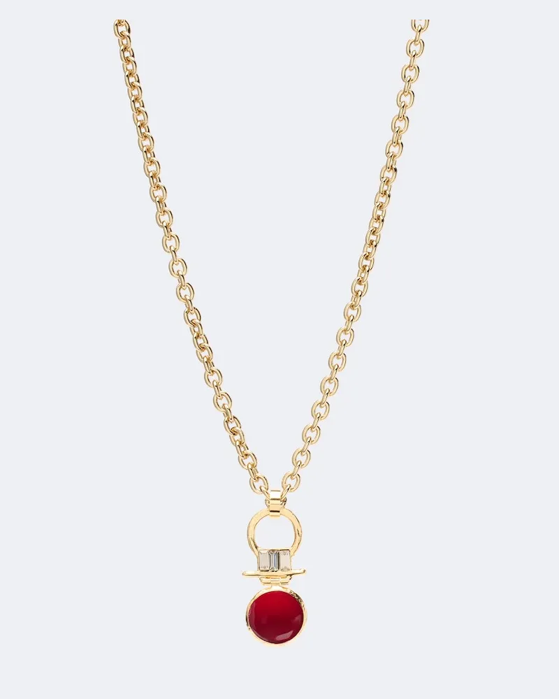 La DoubleJ Verzierte Halskette Mini Shen Gold