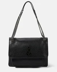 Saint Laurent Schultertasche Niki Large aus Leder Schwarz