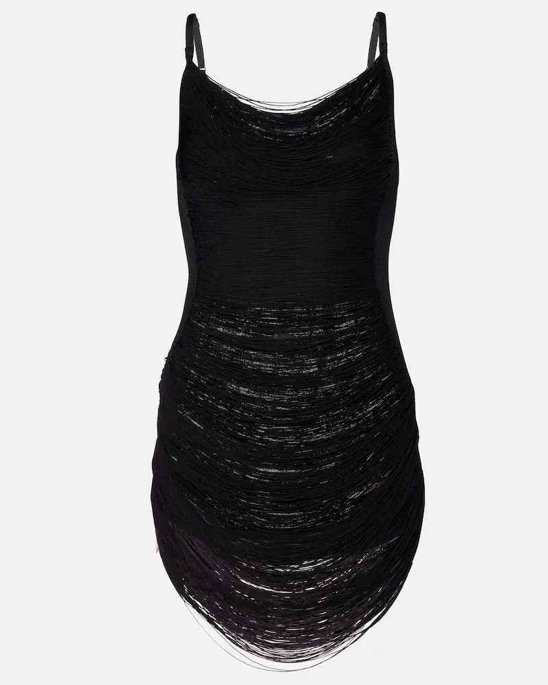 ATTICO Minikleid Schwarz