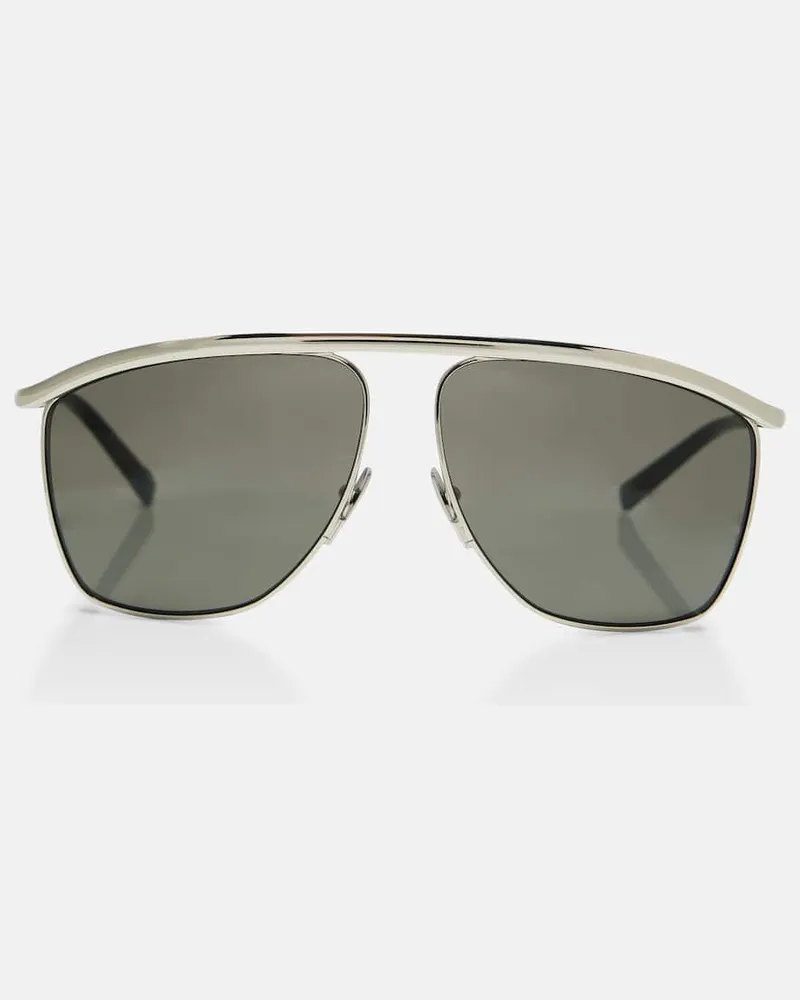 Saint Laurent Aviator-Sonnenbrille SL 820 Victoire Silber