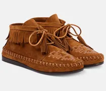 Ankle Boots Felsa aus Veloursleder