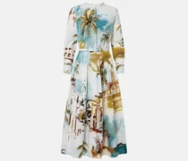 Cocktailkleid aus einem Baumwollgemisch