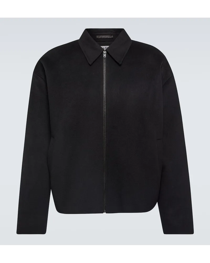 Acne Studios Jacke aus Wolle Schwarz