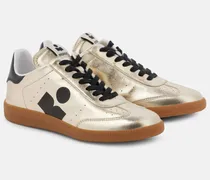 Metallic Sneakers Kaycee aus Leder