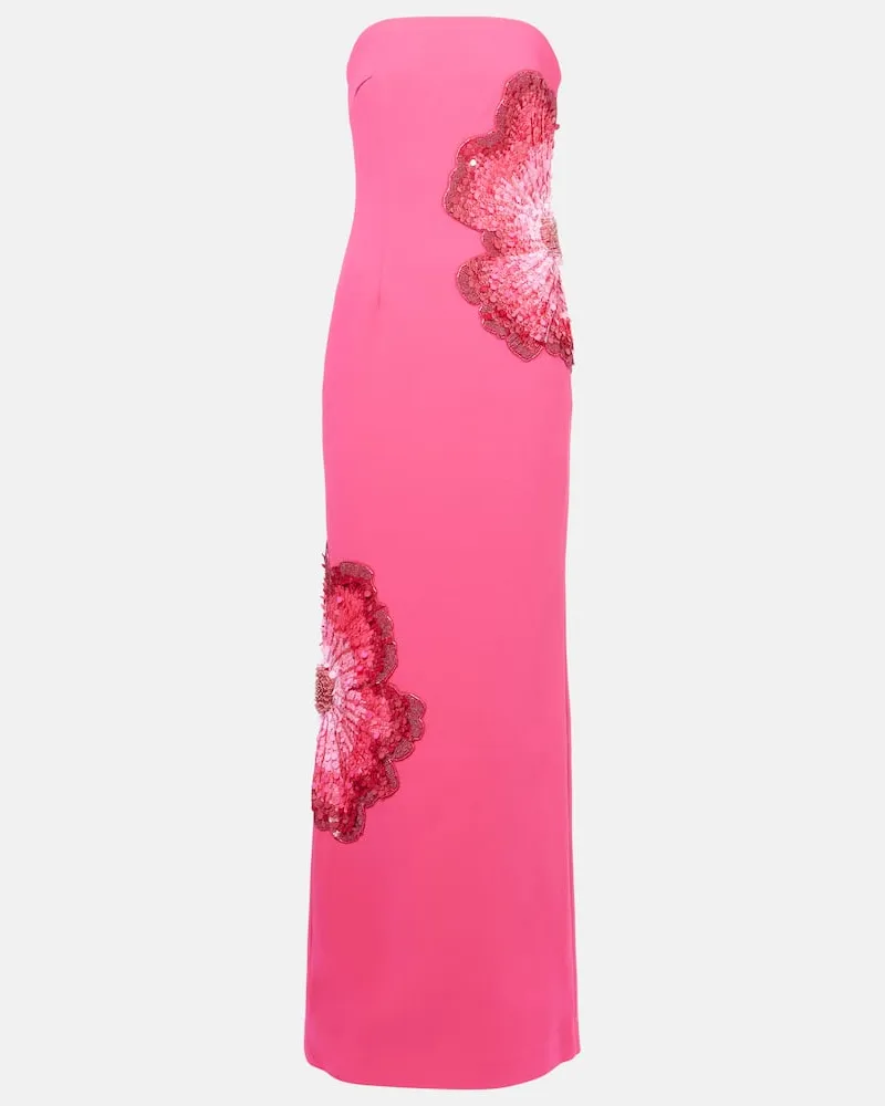 Rebecca Vallance Verzierte Robe Layana Pink