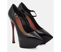 Plateau-Pumps Yigit aus Lackleder