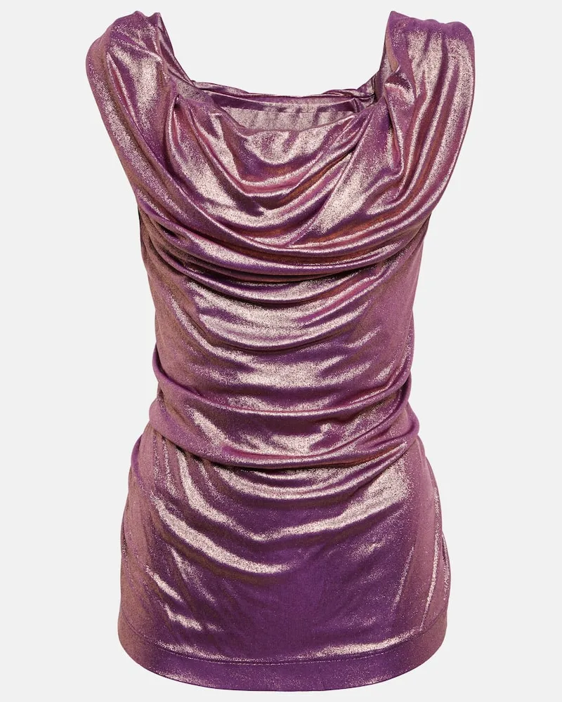 Vivienne Westwood Top Ginnie aus Jersey Violett
