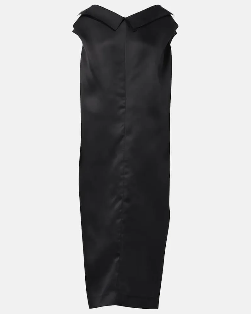 KHAITE Maxikleid Selwyn aus Seide Schwarz