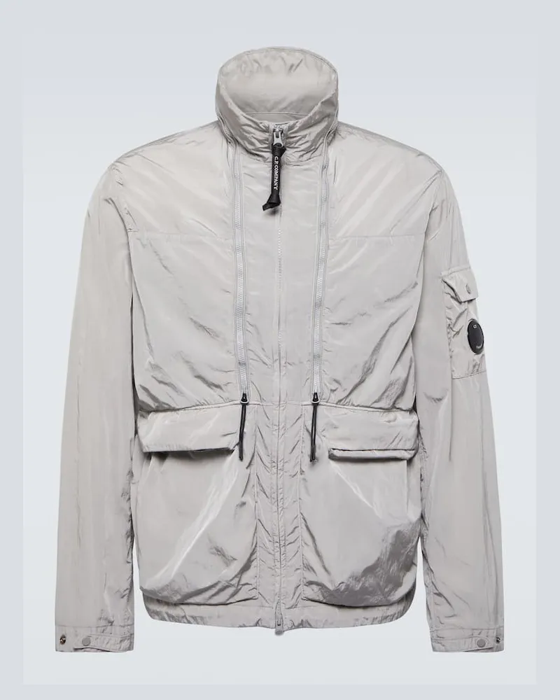 C.P. Company Jacke Chrome-R Goggle Silber