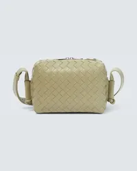 Bottega Veneta Messenger Bag Loop Mini aus Leder Beige