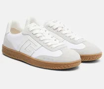 Sneakers Balmain Swan aus Veloursleder