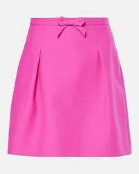 Valentino Garavani Minirock aus Crepe Couture Pink