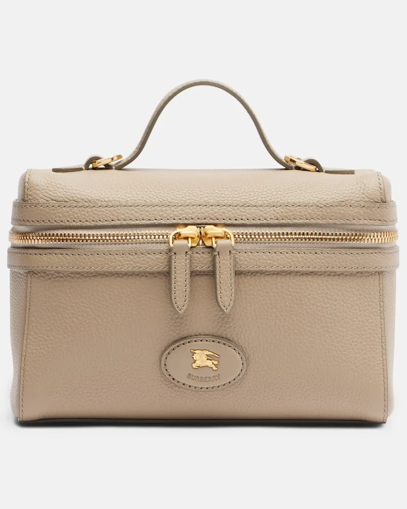 Burberry Kosmetiketui Bloomsbury aus Leder Beige