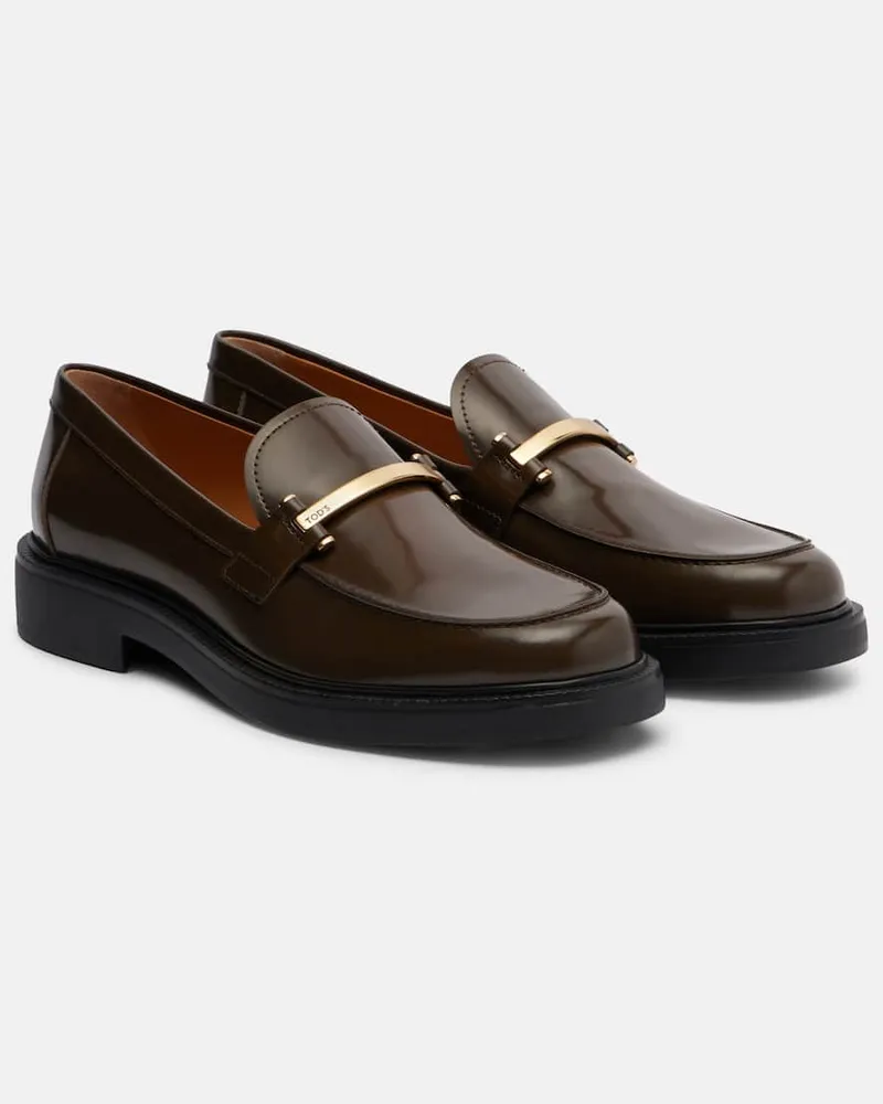 TOD'S Loafers aus Leder Braun