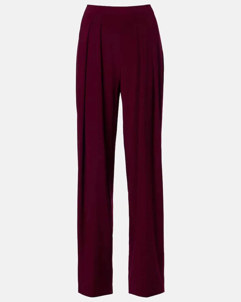 Norma Kamali Weite Hose Lila