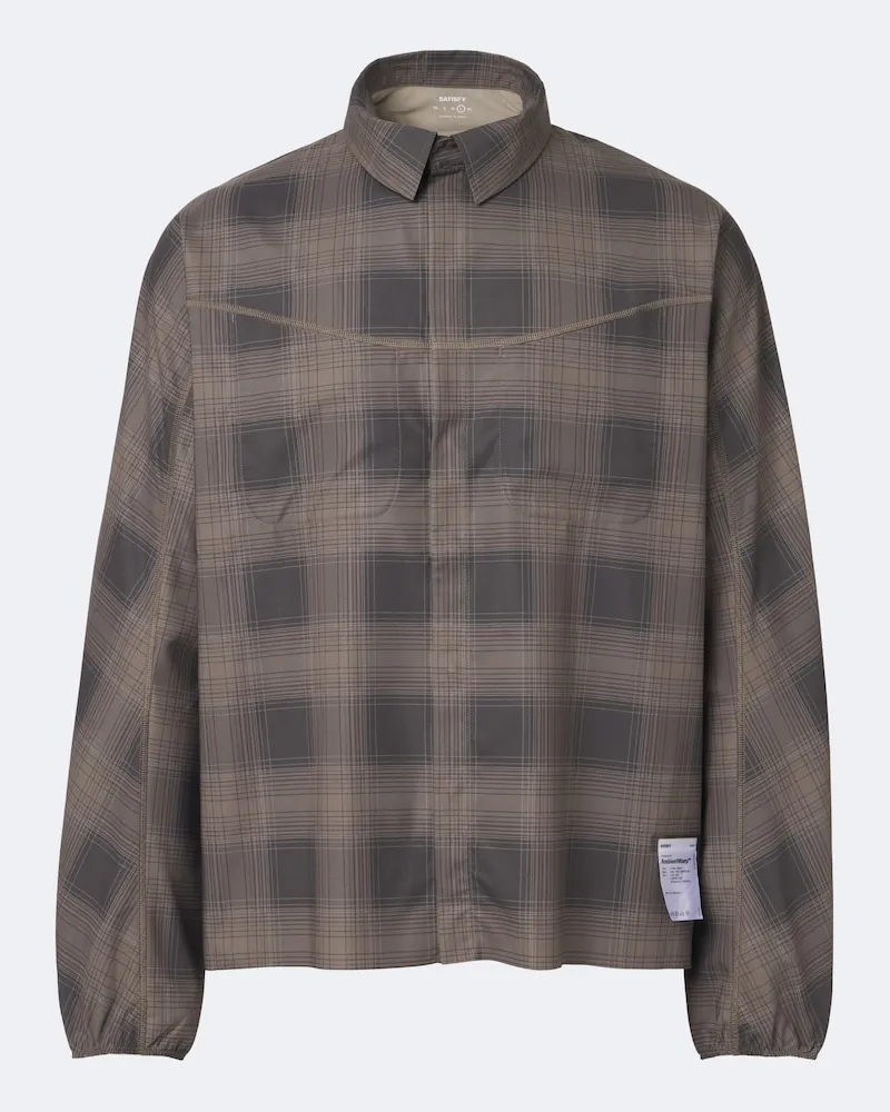 Satisfy Jacke aus Flanell Grün