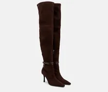 Overknee-Stiefel Camie 85 aus Veloursleder