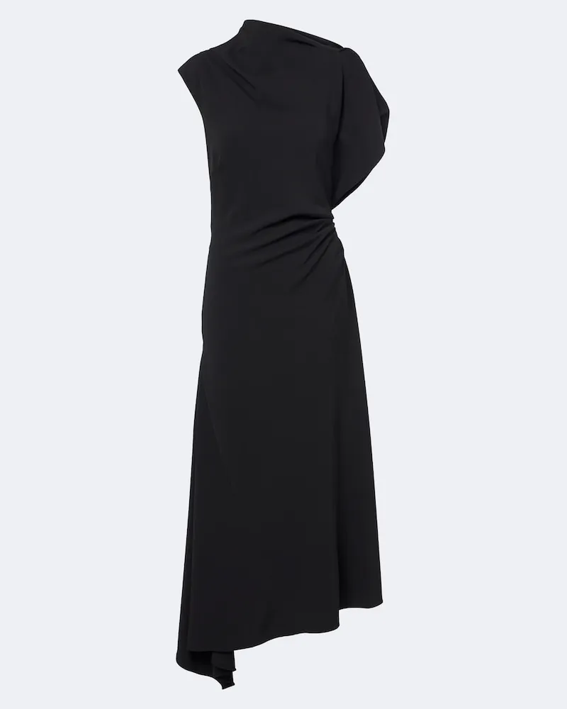 Veronica Beard Maxikleid Brett aus Crêpe Schwarz