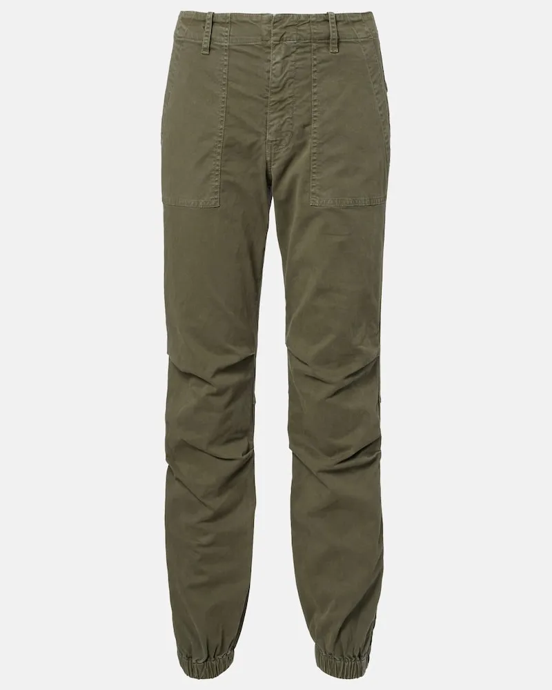 Nili Lotan Hose Utility aus Baumwolle Grün