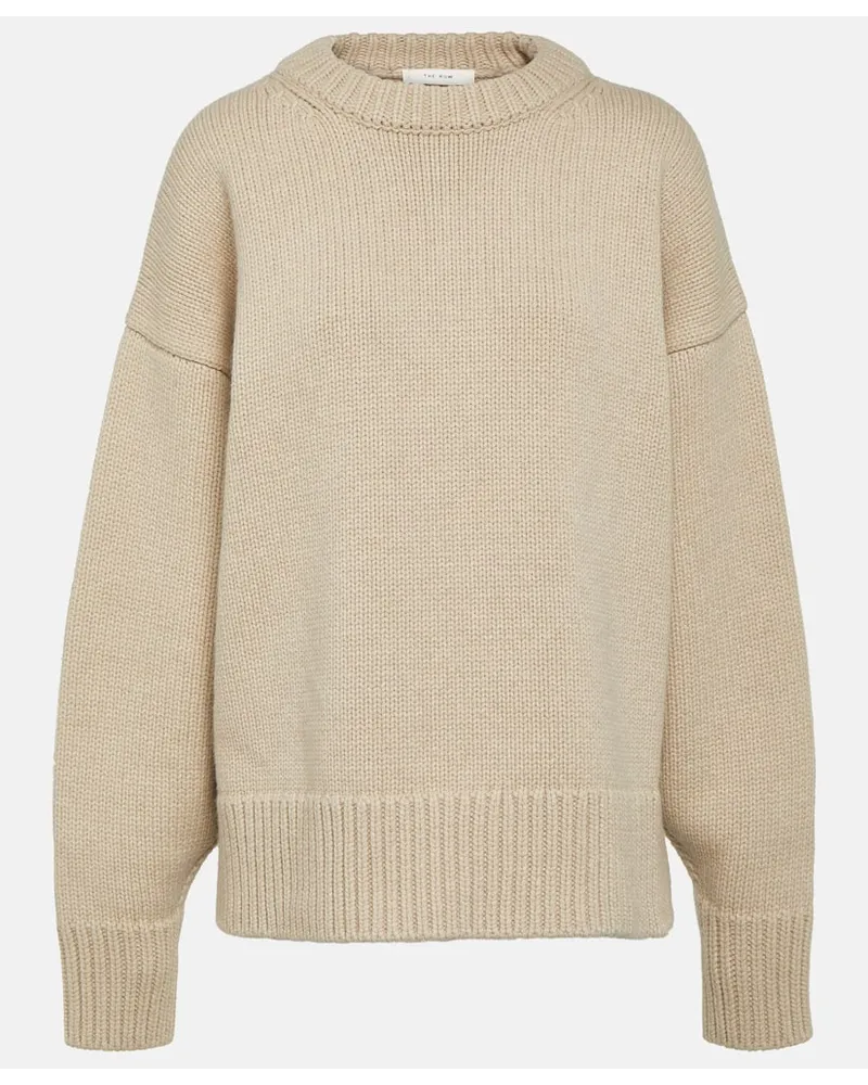 The Row Pullover Ophelia aus Wolle und Kaschmir Beige