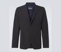 Blazer aus Seersucker