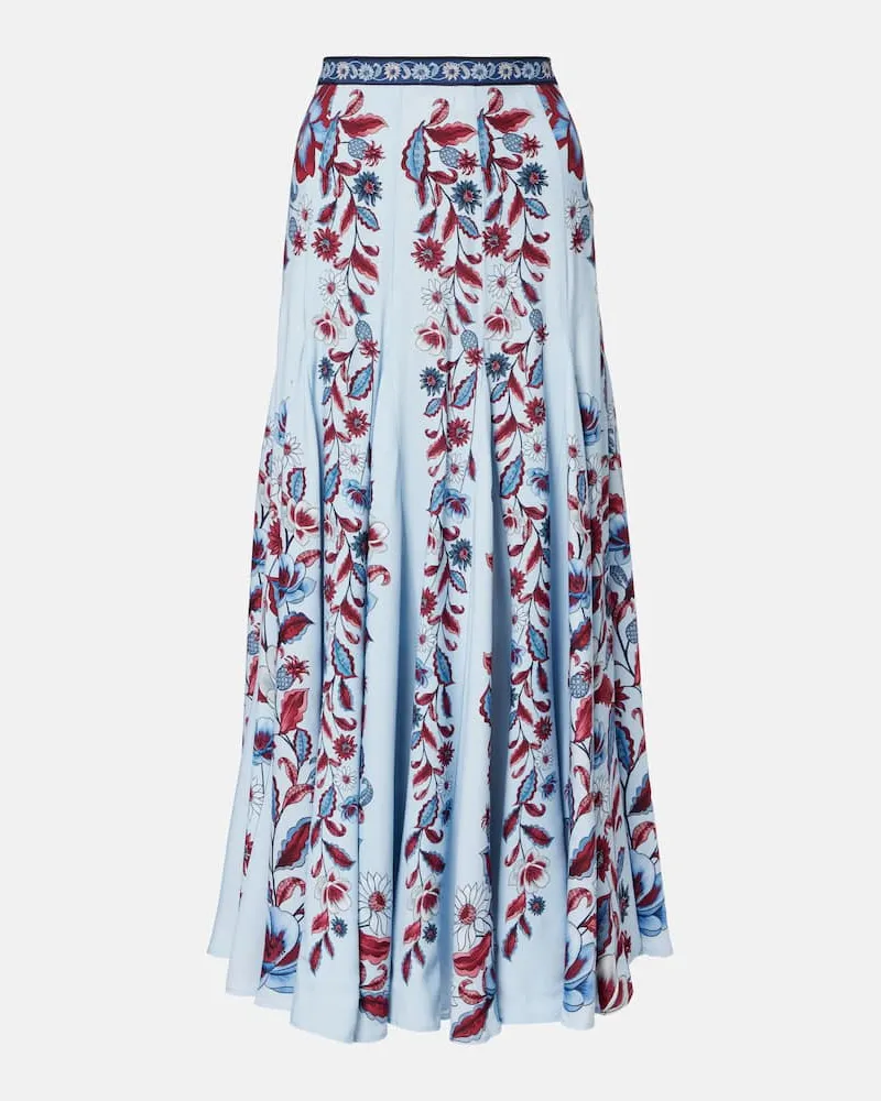 FARM Rio Bedruckter Maxirock Marcelle Blau