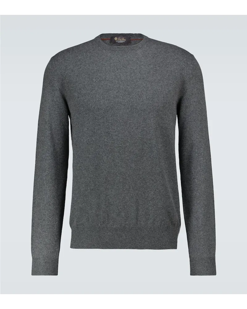 Loro Piana Pullover aus Kaschmir Grau