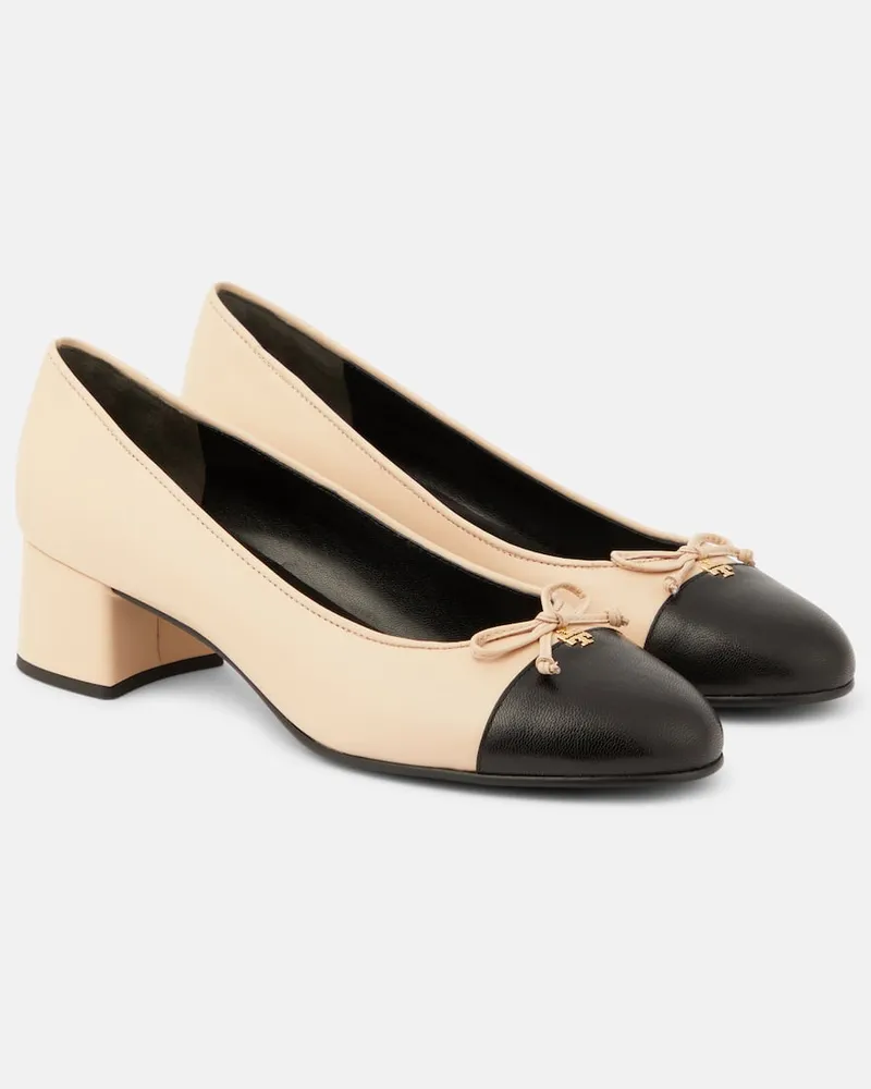 Tory Burch Pumps aus Leder Rosa