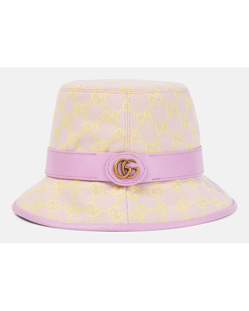 Gucci Hut GG aus Canvas Pink