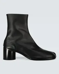 Maison Margiela Ankle Boots Tabi aus Leder Schwarz