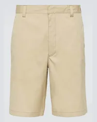 Prada Shorts aus einem Baumwollgemisch Beige