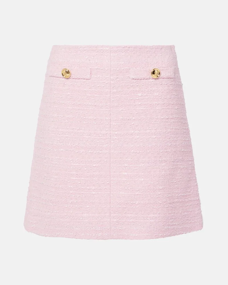 Giambattista Valli Minirock aus Tweed Pink