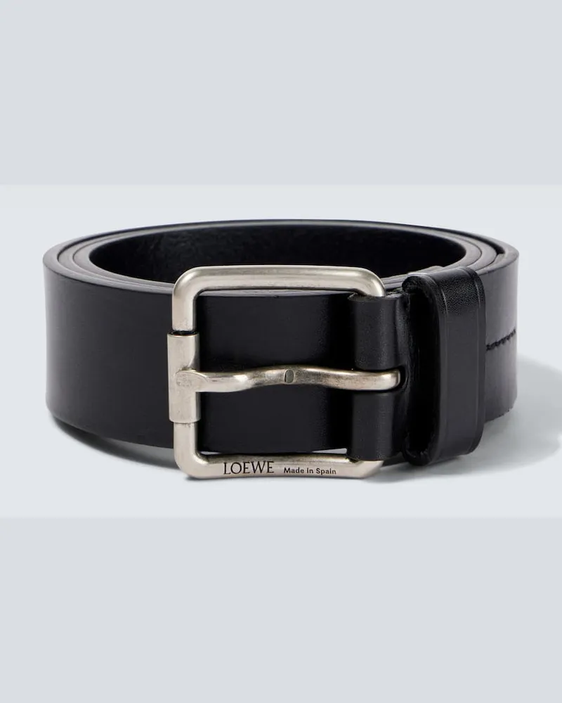 Loewe Gürtel aus Leder Schwarz