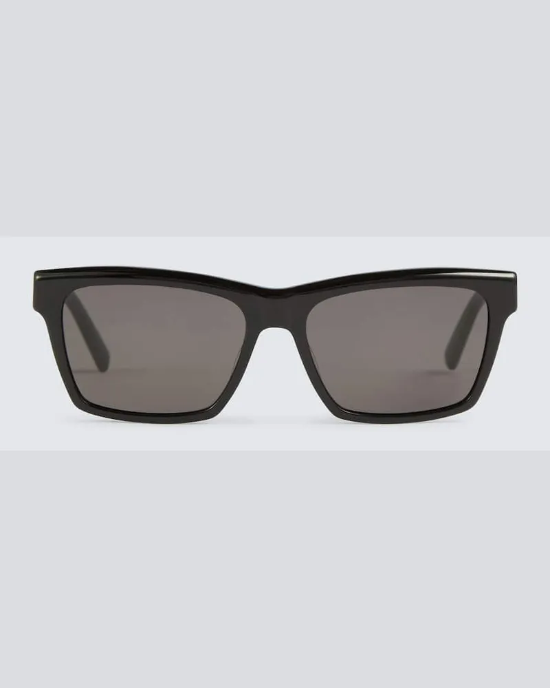 Saint Laurent Eckige Sonnenbrille Schwarz