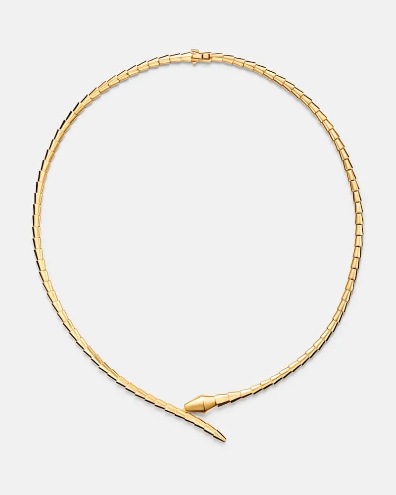 Bulgari Halskette Serpenti Viper aus 18kt Gelbgold Gold