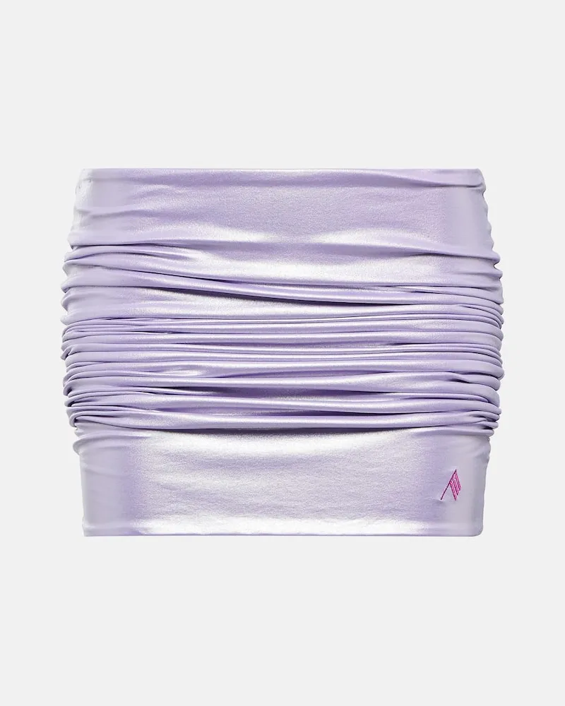 ATTICO Minirock Violett