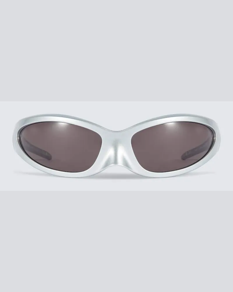 Balenciaga Sonnenbrille Silber
